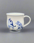 Asahido Ceramic Mug Cat & Dog Special Blue