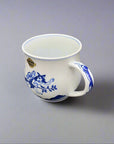 Asahido Ceramic Mug Cat & Dog Special Blue