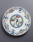 Kutani-ware Seiko Kiln Floral and Bird Plate Set (5 pcs)