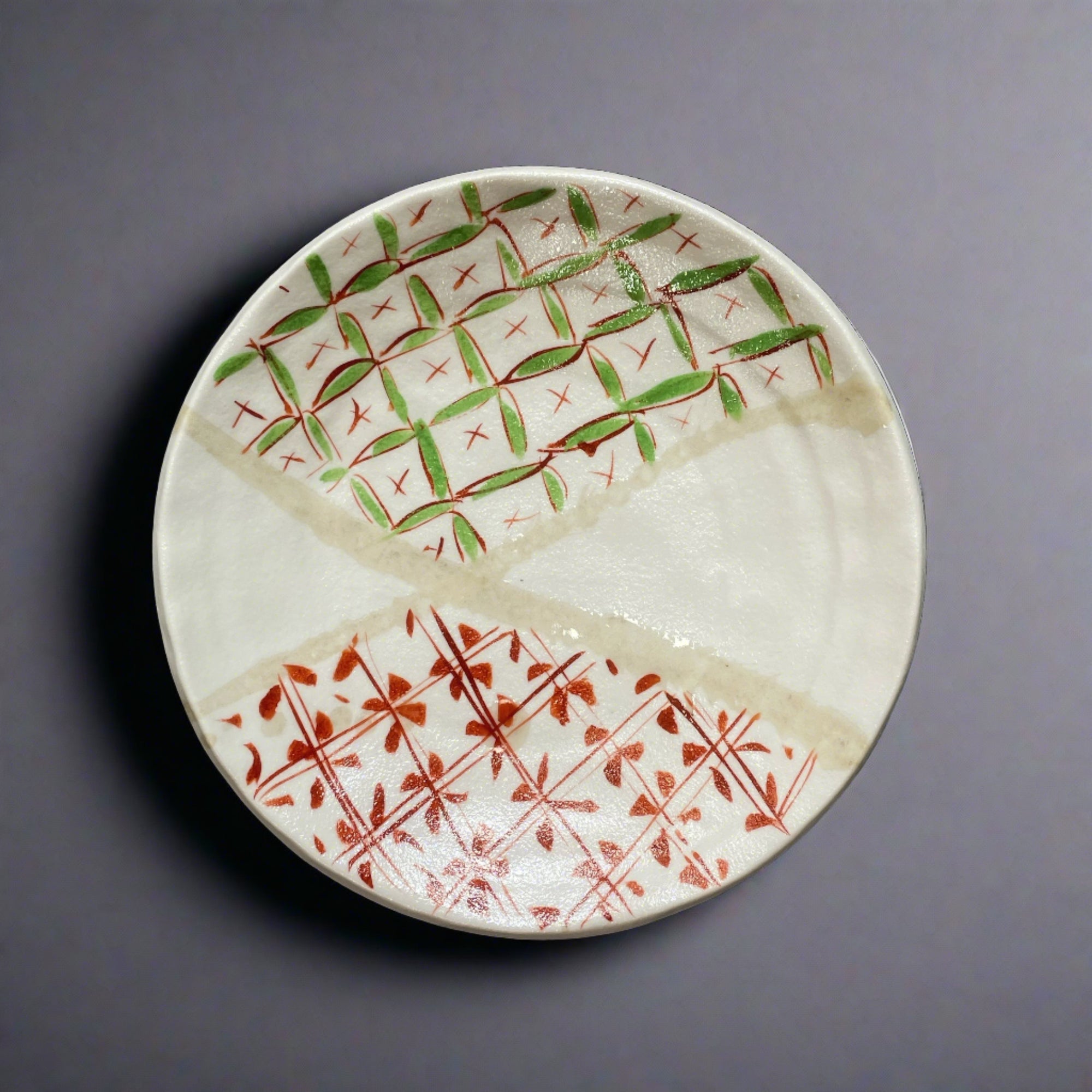 Fukui Craft Red & Green Plate