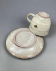 Shigaraki Ash Brush Coffee Cup and Saucer