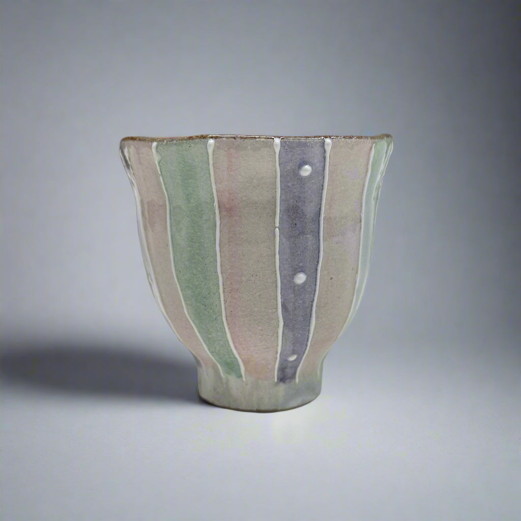 Maruko Rainbow Glazed Tea Cup
