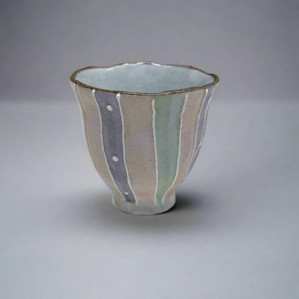 Maruko Rainbow Glazed Tea Cup