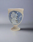 Maruko Playful Cat Sake / Tea Cup