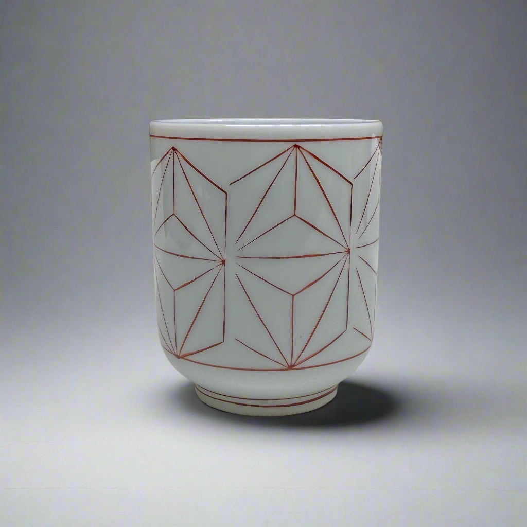Maruko Hemp Leaf Pattern Tea Cup