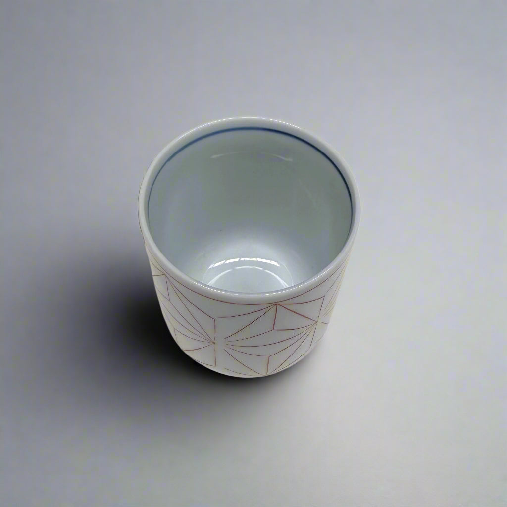 Maruko Hemp Leaf Pattern Tea Cup