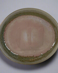 Fukui Craft Ash Cracked Glaze Oval Plate