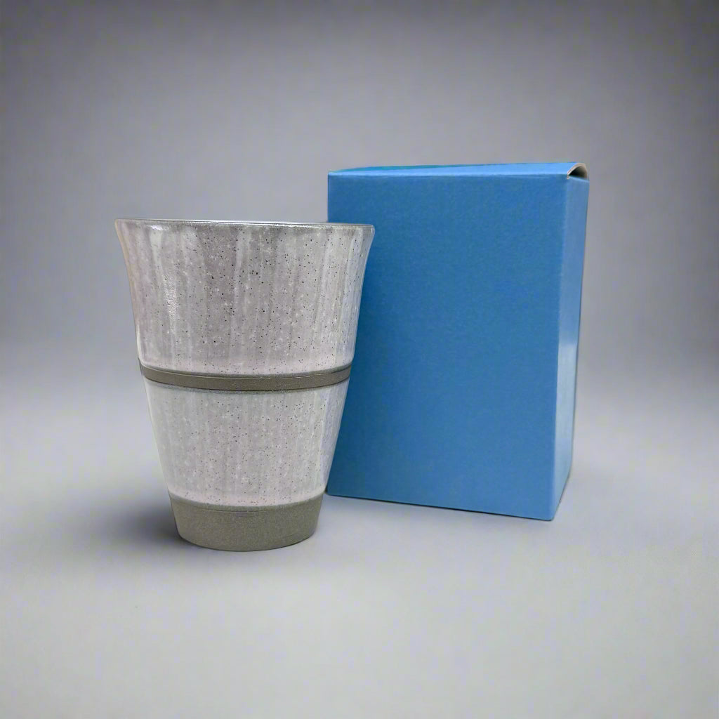 Maruko Tall Ceramic Cup in Soft Pink
