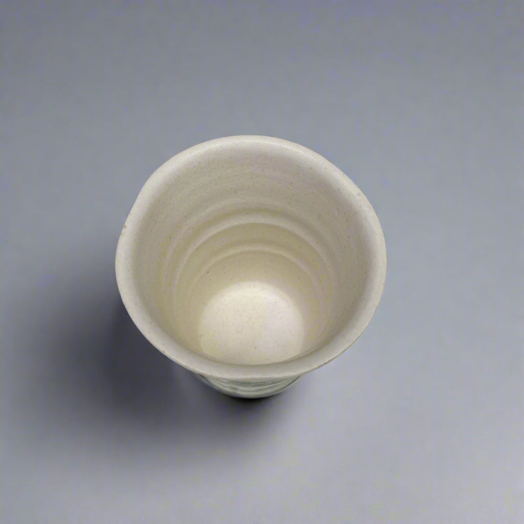 Maruko Artistic Green Glazed Cup