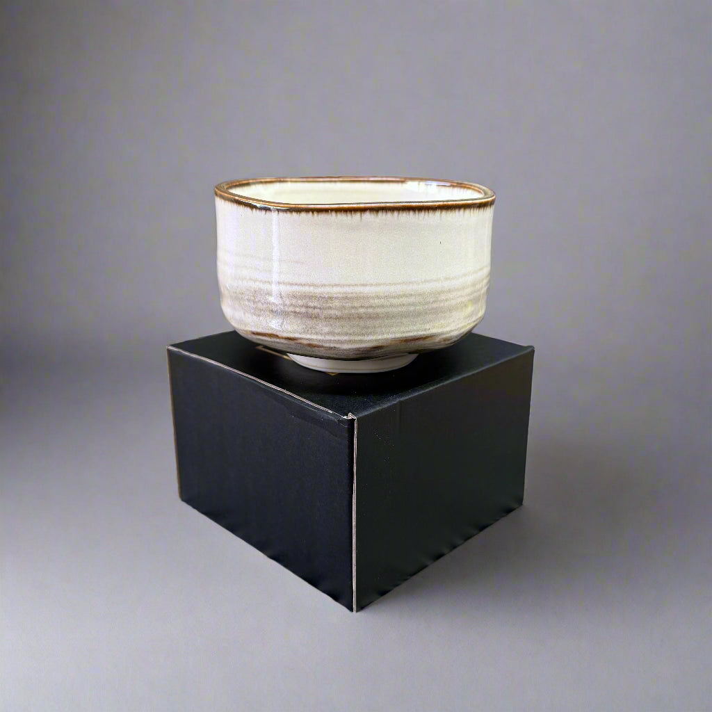 Mino-ware Misty Cloud Matcha Bowl - Two Colours