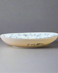 Mino-ware Fine Line Flowers Narrow Plate