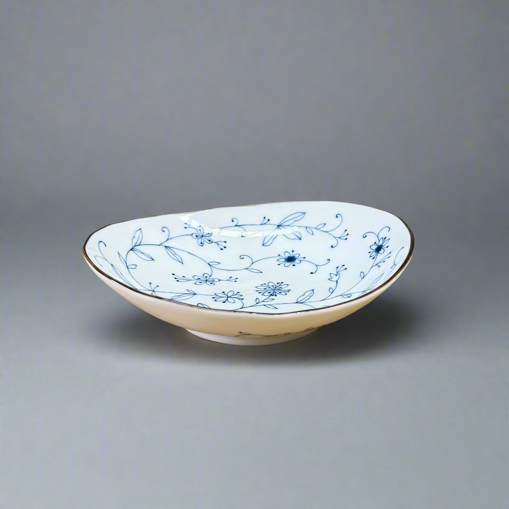 Mni-ware Fine Line Flowers Deep Plate