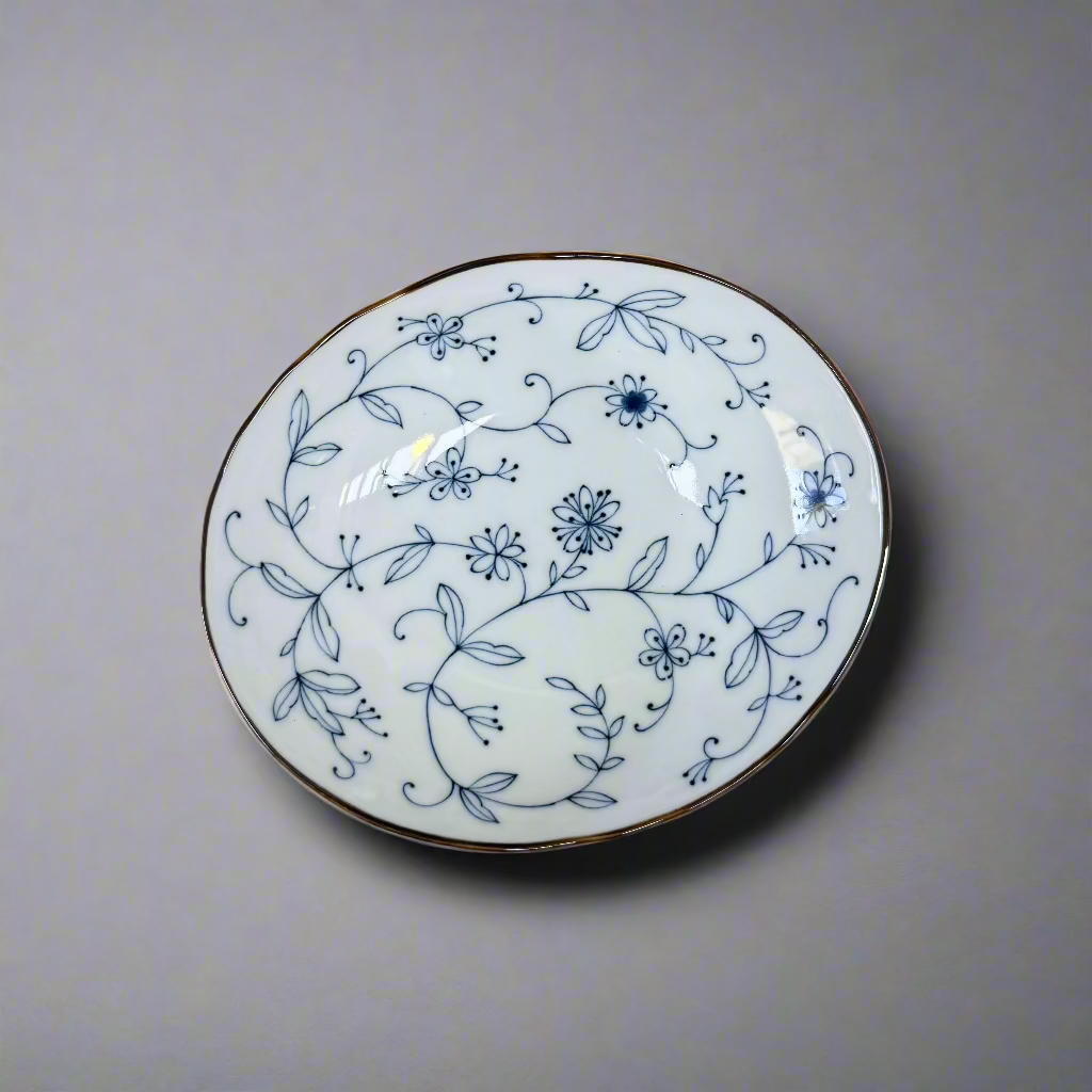 Mni-ware Fine Line Flowers Deep Plate