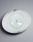 Mino-ware Fine Line Flowers Oval Plate