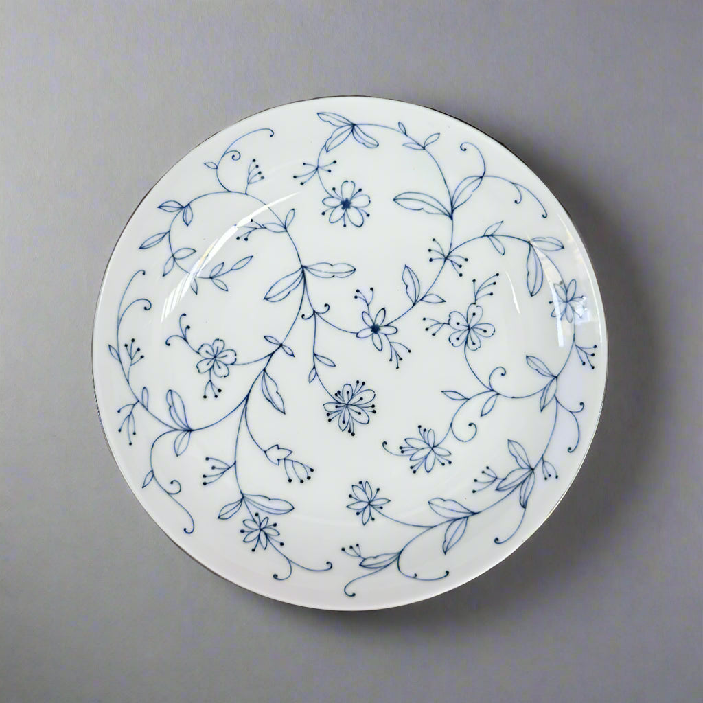 Mino-ware Fine Line Flowers Dinner Plate