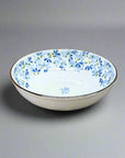 Mino-ware Sprout Pattern Flat Bowl