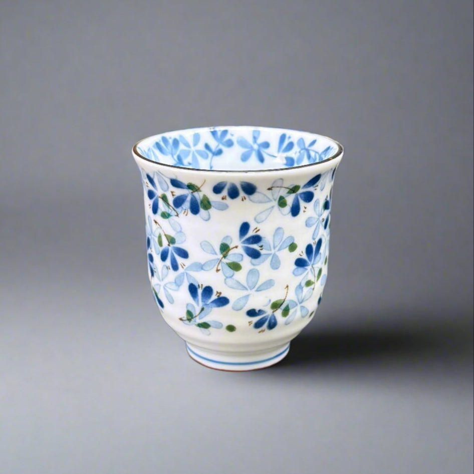 Mino-ware Sprout Pattern Tea Cup