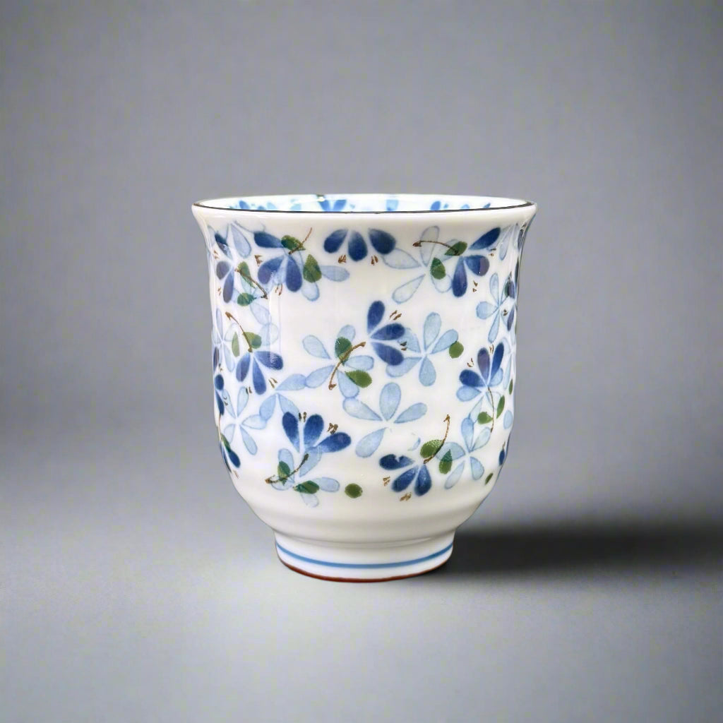 Mino-ware Sprout Pattern Tea Cup