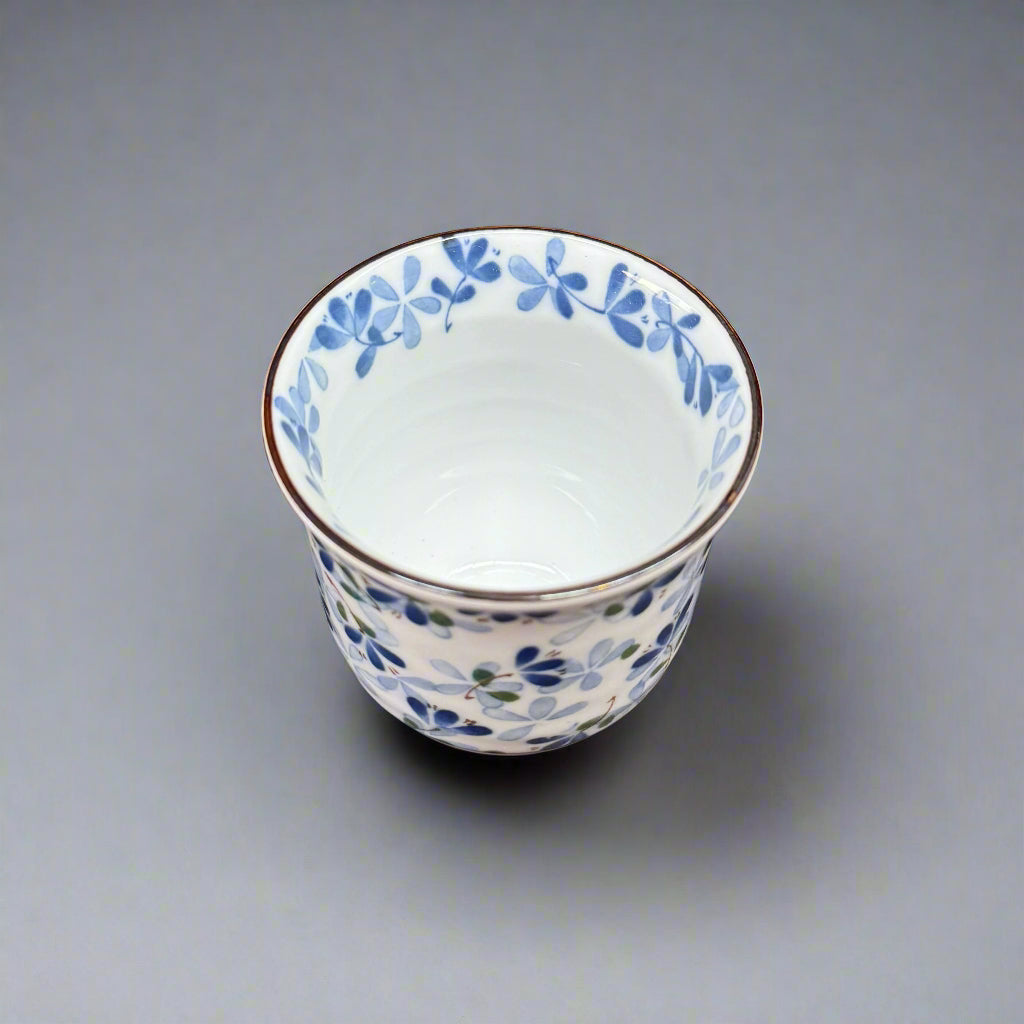 Mino-ware Sprout Pattern Tea Cup