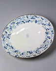 Mino-ware Sprout Pattern Oval Plate