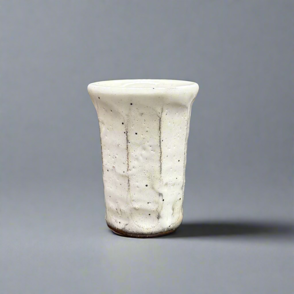 Fukui Craft White Angled Sake Cup