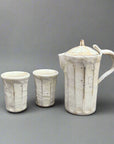 Fukui Craft White Angled Sake Pitcher