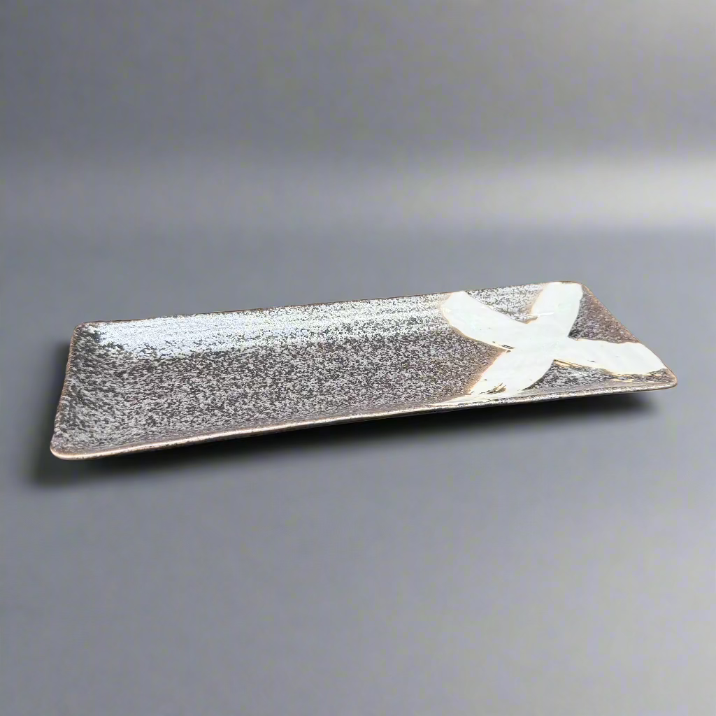 Fukui Craft Black Rectangular Plate