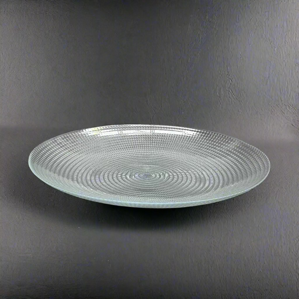 Seito Oval Glass Serving Plate 33cm