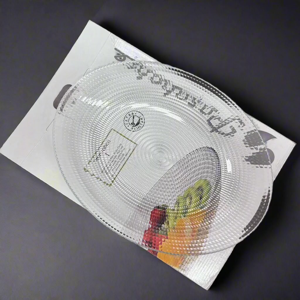 Seito Oval Glass Serving Plate 33cm