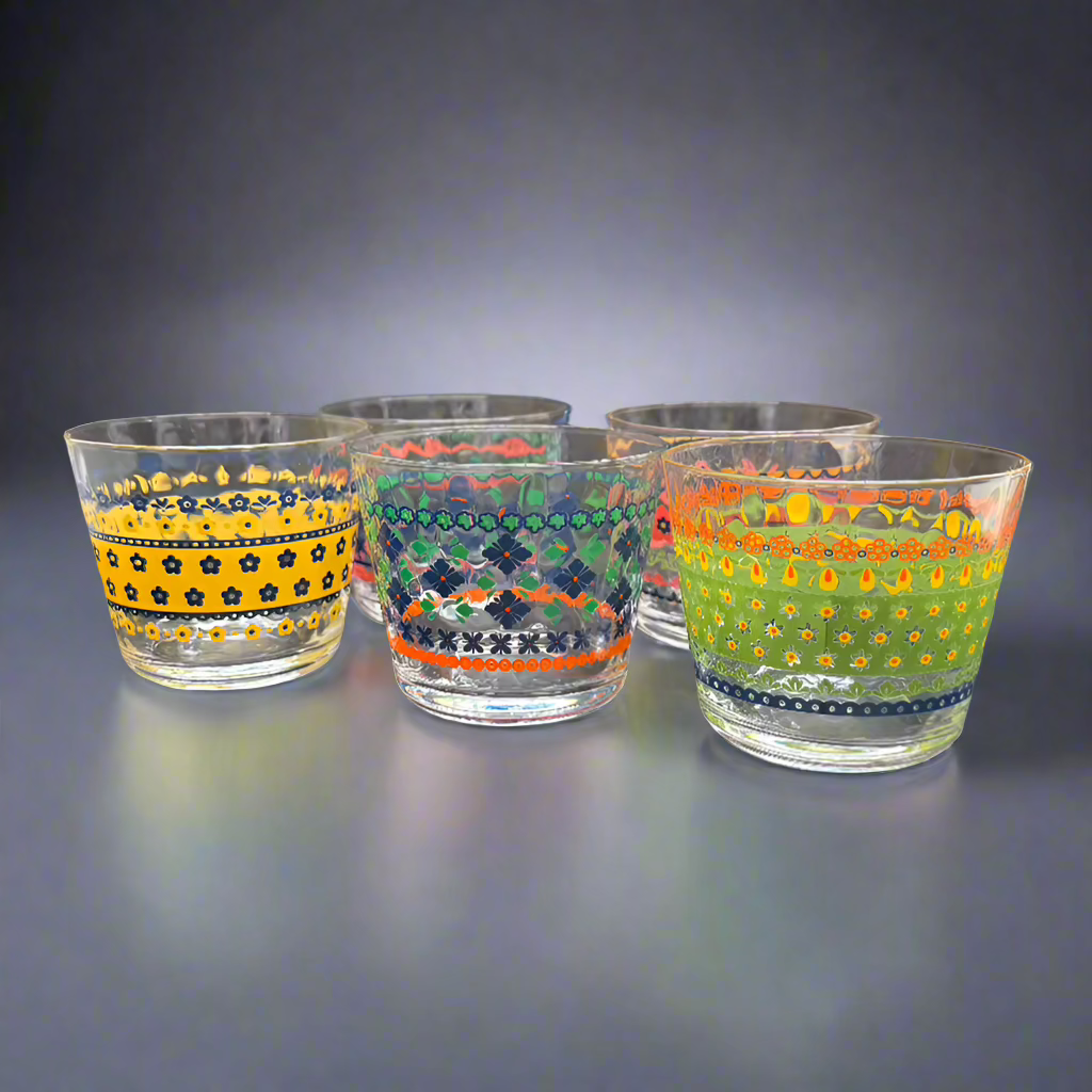 Polska Style Glass Cup Set (5pcs)