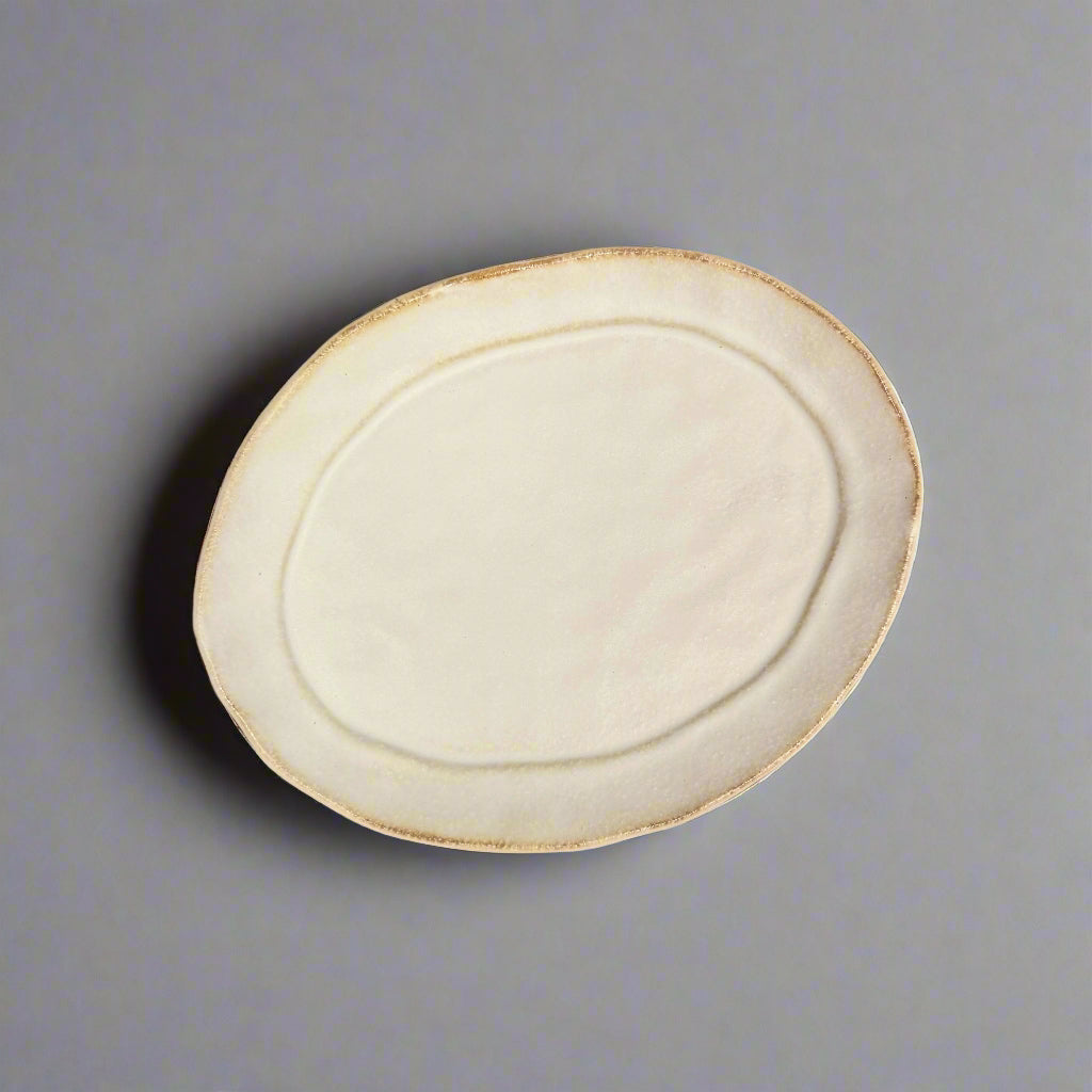 Tojiki Tonya Linen Oval Plate