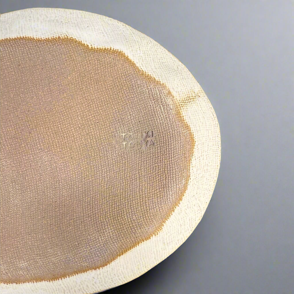 Tojiki Tonya Linen Oval Plate
