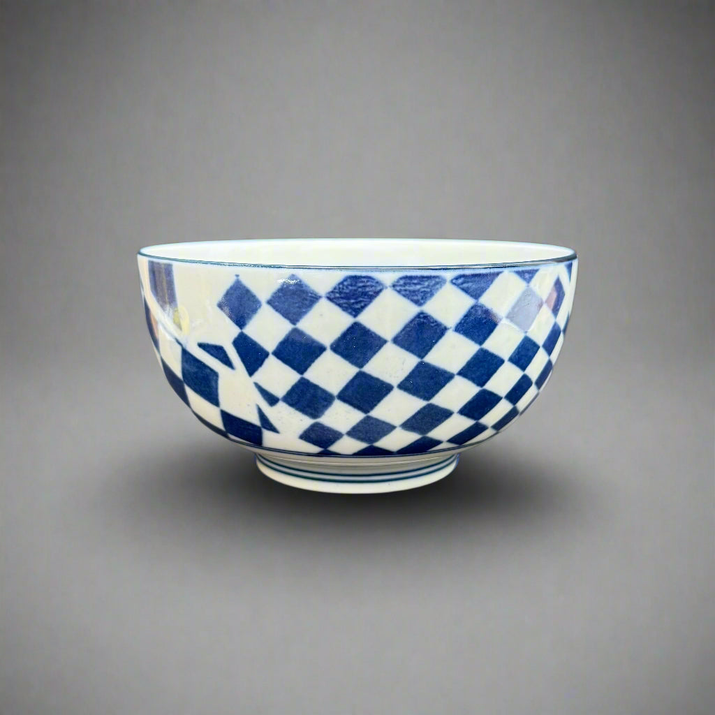 Fukui Craft Blue Checkered Dining Set 4pcs