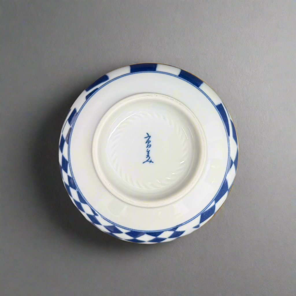 Fukui Craft Blue Checkered Dining Set 4pcs