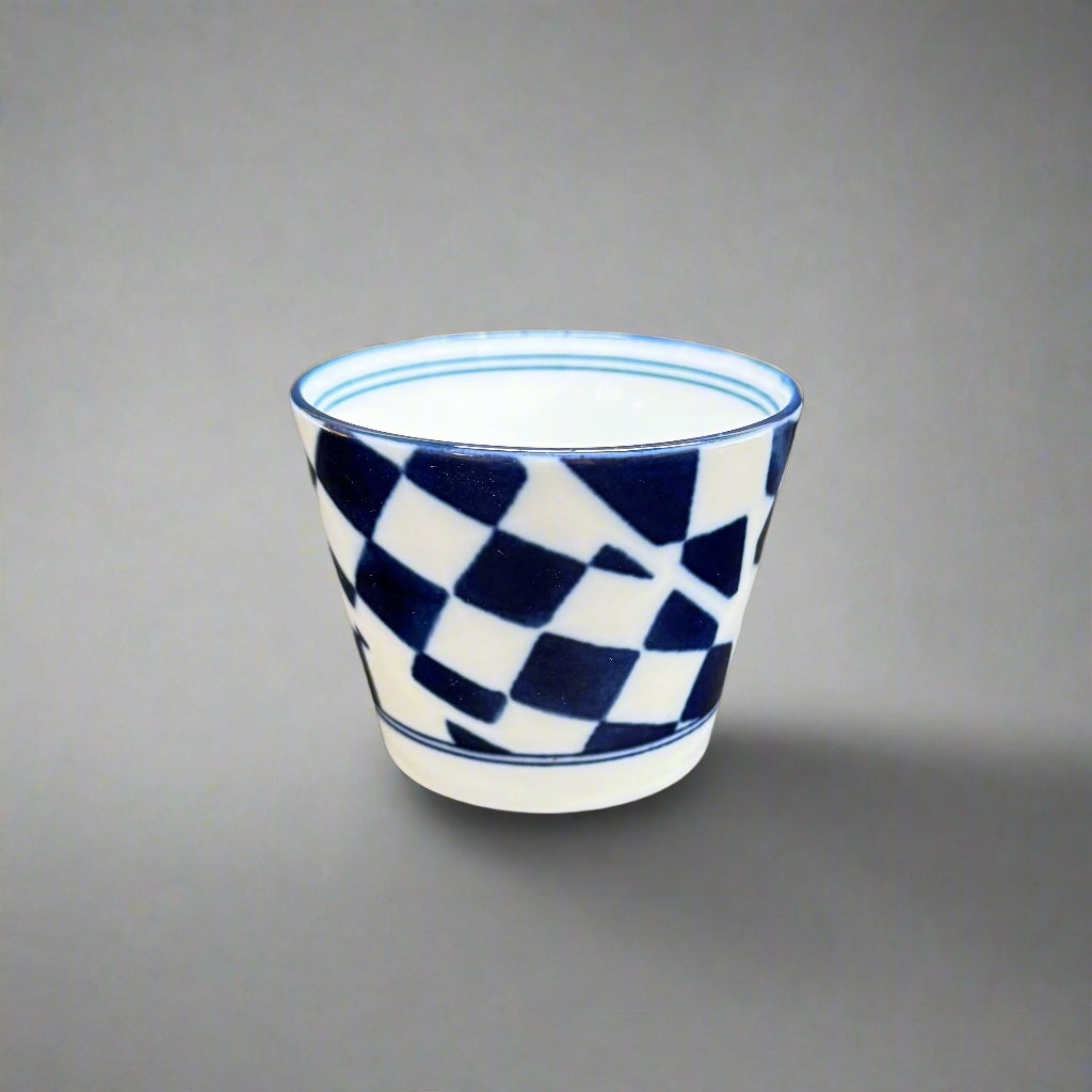 Fukui Craft Blue Checkered Dining Set 4pcs