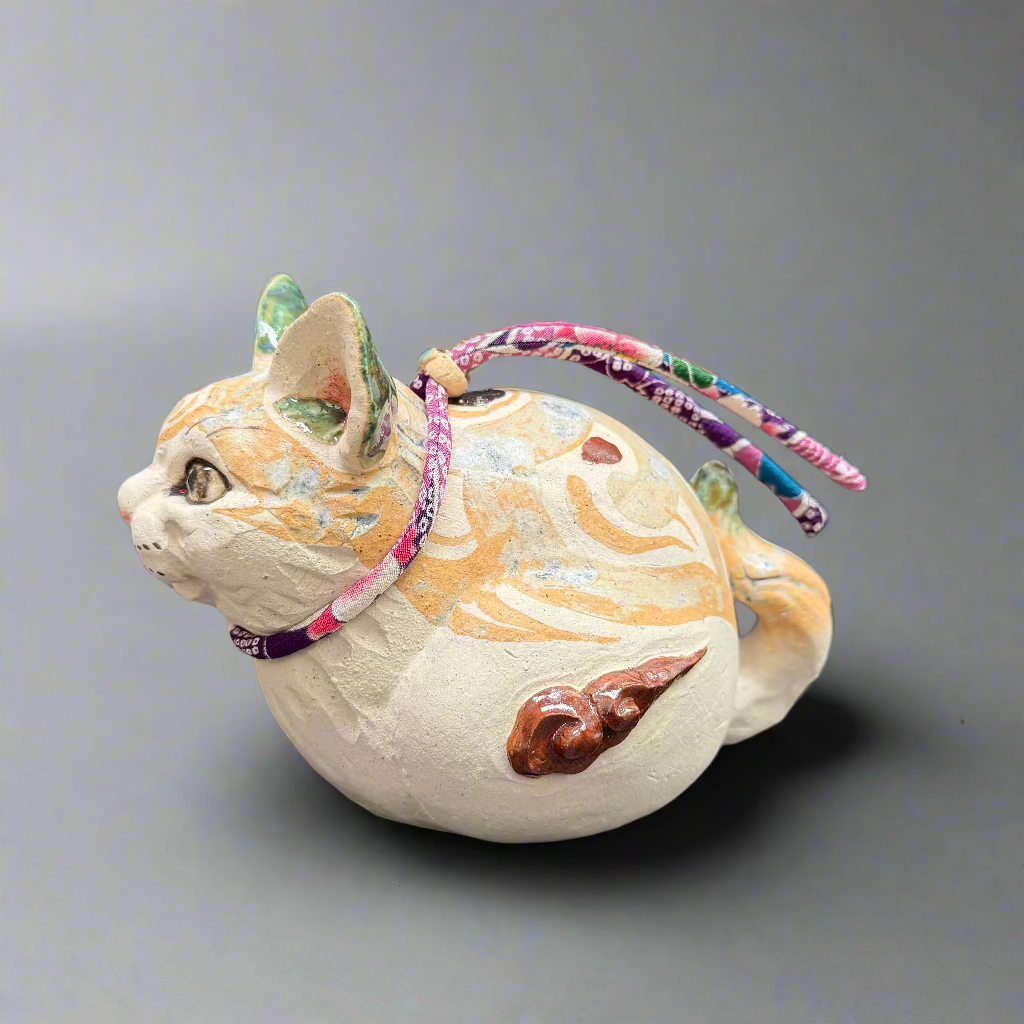 Cat Clay Sculpture NO.4