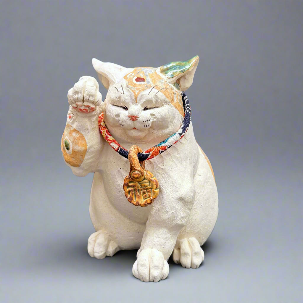 Cat Clay Sculpture NO.2-1