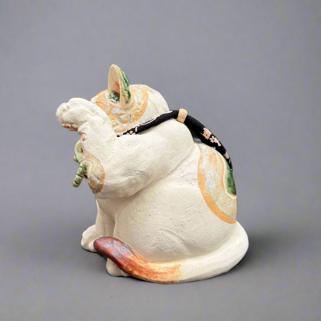 Cat Clay Sculpture NO.2-2