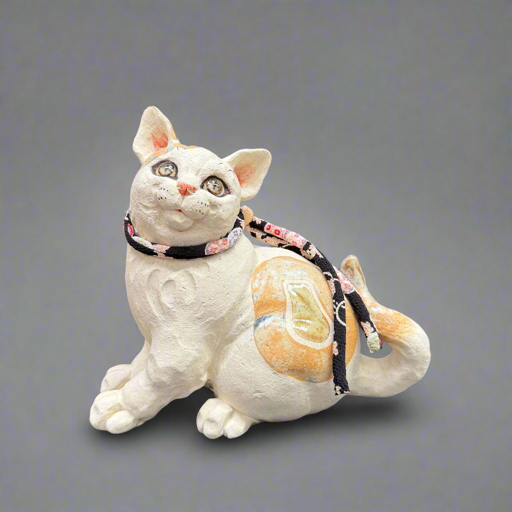 Cat Clay Sculpture NO.5-1