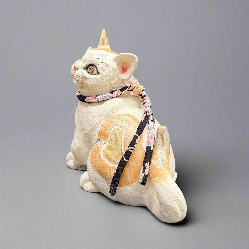 Cat Clay Sculpture NO.5-1
