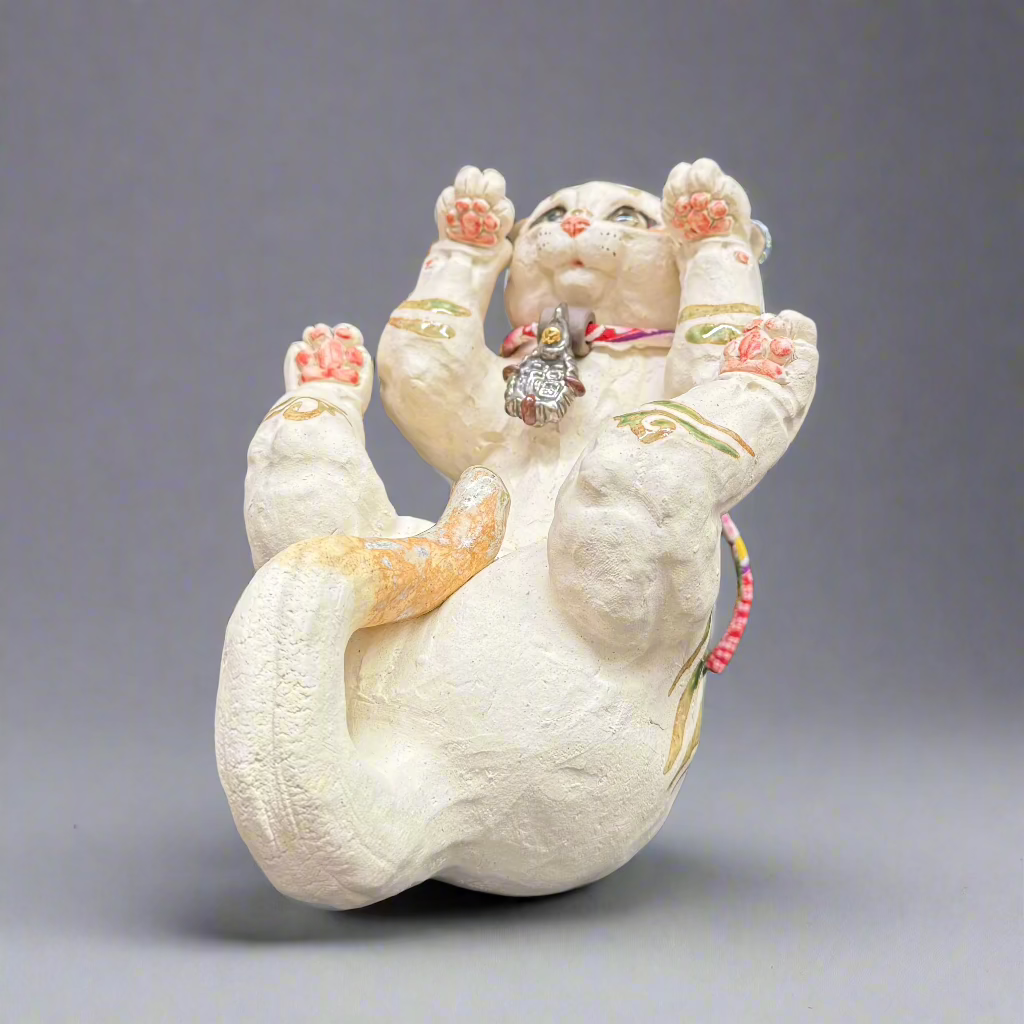 Cat Clay Sculpture NO.8