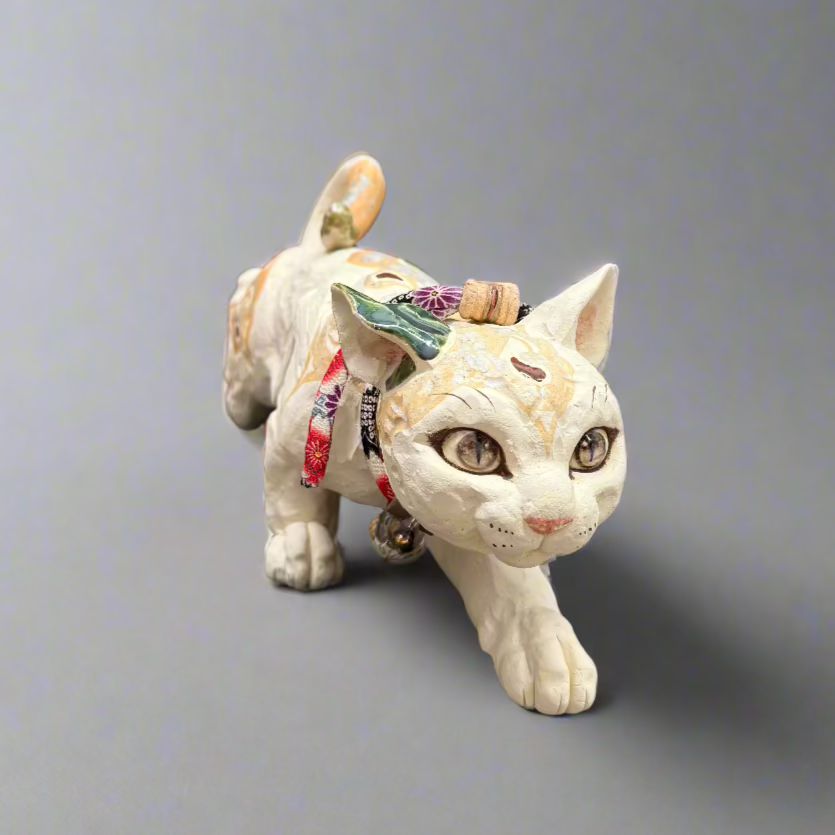Cat Clay Sculpture NO.3