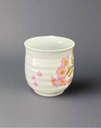 Kutani-ware Cherry with Cat Mug
