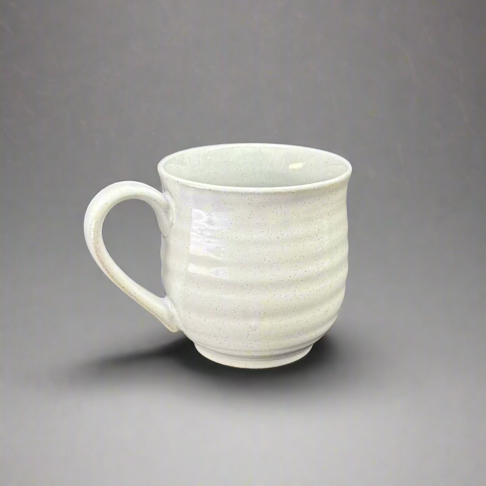Kutani-ware Cherry with Cat Mug