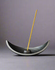 Cast Iron Incense Holder - Bamboo Boat