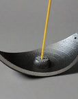 Cast Iron Incense Holder - Bamboo Boat