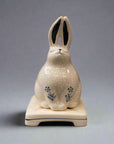 Nippon Kodo Ceramic Incense Holder - Rabbit