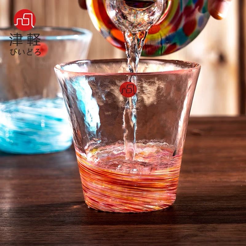 Tsugaru Vidro Water Glass Coral
