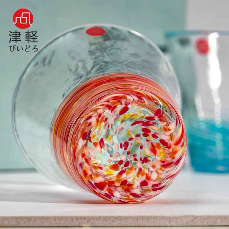 Tsugaru Vidro Water Glass Coral