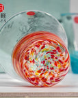 Tsugaru Vidro Water Glass Coral